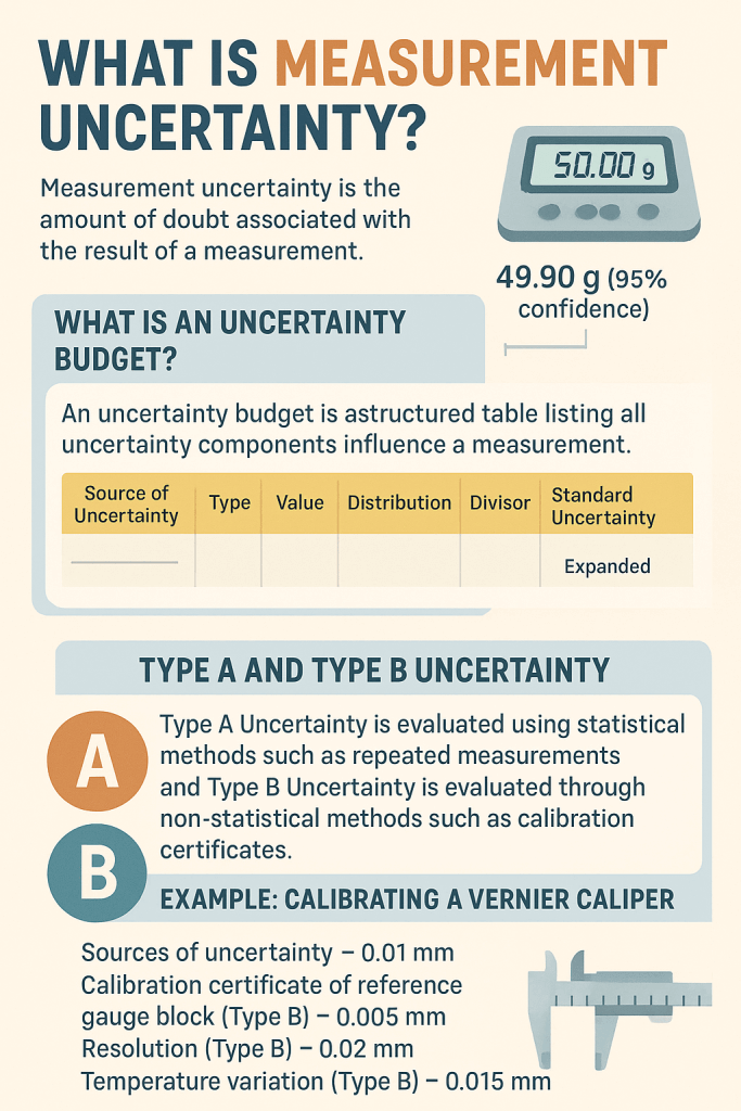 how to calculate measurement uncertainty